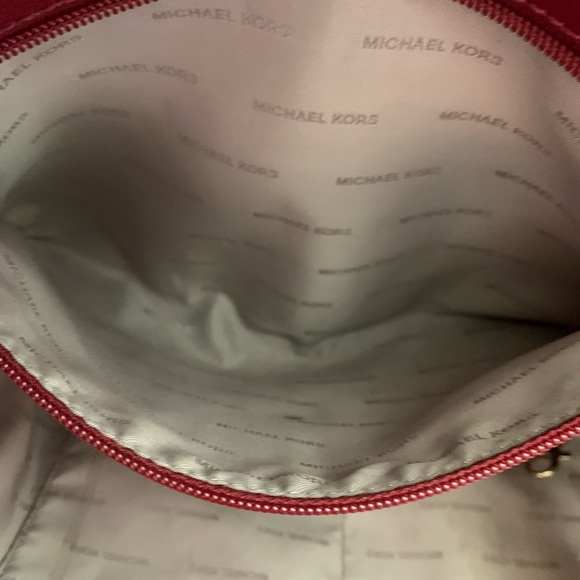 Michael Kors Cherry Lace Leather Purse - Picture 10 of 13